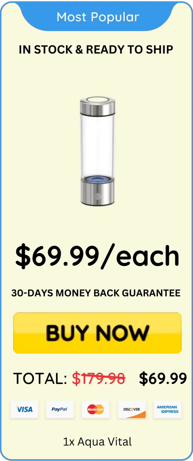 Aqua Vital price
